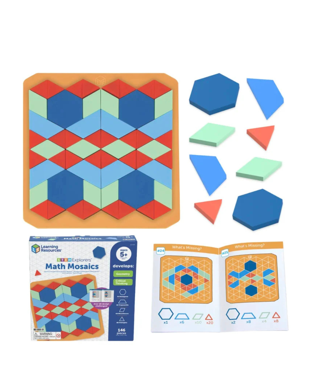 Learning Resources – STEM Explorers Math Mosaics 2